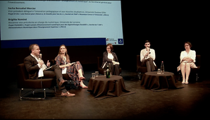 Universités et Edtech Table ronde 1 : « Initier, soutenir et essaimer les pratiques numériques inspirantes » Echanges avec la salle
