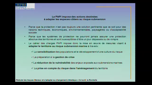 La contribution des PAPI à la résilience des territoires littoraux