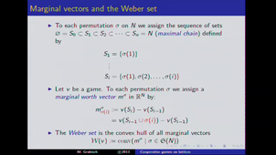 Talk 3 : Cooperative Games on Lattices, Michel Grabisch