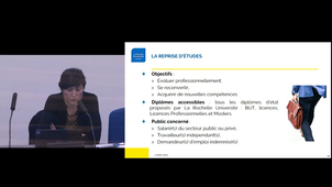 Comment mobiliser son CPF à La Rochelle Université ? Pour quelles formations ? Présentation de la reprise d’études, la VAE et les formations éligibles au CPF (DAEU, Certificat de compétences MRH, DU Marketing digital…)