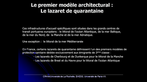 Evolution architecturale des lieux de transit portuaires pour les émigrants de l'entrepont