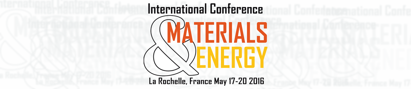 International Conference On Materials and Energy 2016